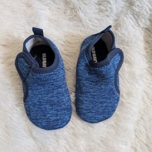 Old Navy Heathered Blue Toddler Water Shoes Swim Shoes Size 18-24 Months